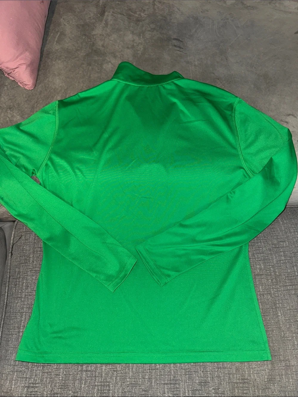 Polo by Ralph Lauren Men's Green Quarter-Zip Performance Polo